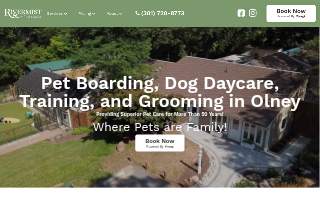 Rivermist Pet Lodge of Olney website