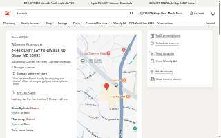 Walgreens Pharmacy of Olney website