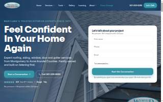 Winfield Builders website