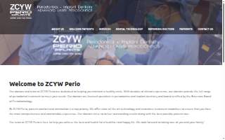 ZCYW Periodontics Olney website