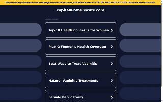 Capital Women’s Care - Baltimore website