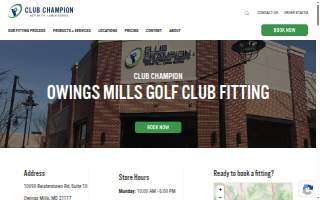 Club Champion of Owings Mills website