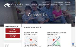 Community Mortgage Group Inc website