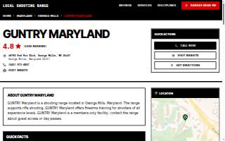 GUNTRY Maryland website