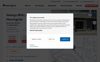 HearingLife of Owings Mills MD website
