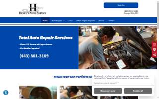 Henry's Auto Service Inc. website