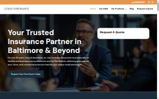 Luray Insurance of Baltimore website