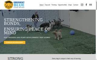 Obedient BLUE “School for dogs” of Owings Mills website