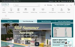 Town Appliance website