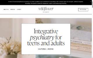 Wildflower Psychiatry website