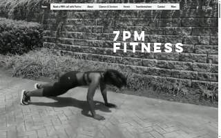 7PM Fitness website