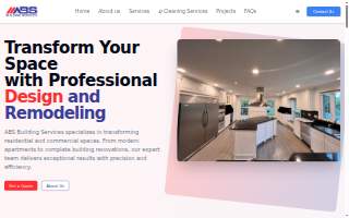 Abs Building Services website