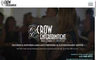 Crow Entertainment, LLC website