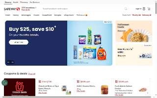 Safeway website