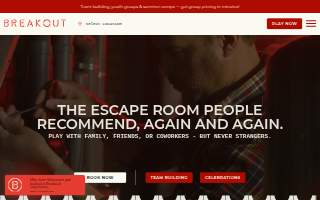 Breakout Games of Owings Mills website