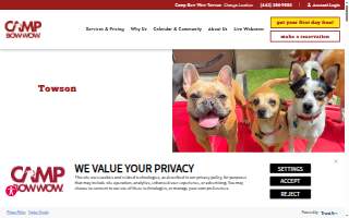 Camp Bow Wow Towson of Parkville website