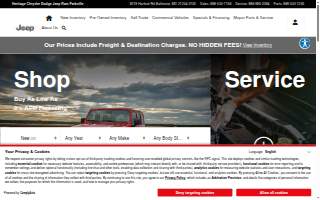 Heritage Chrysler Dodge Jeep RAM Parkville website