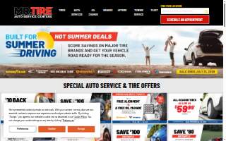 Mr. Tire Auto Service Centers of Parkville website