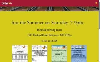 Parkville Bowling Lanes website
