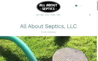 All About Septics website