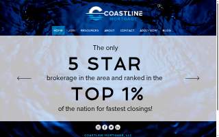 Coastline Mortgage, LLC of Pasadena website