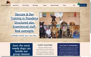 Dauntless Dog Training website