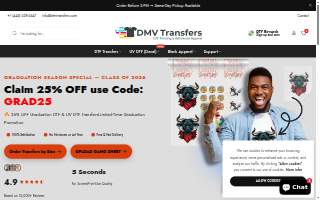 DMV Transfers - Dtf Transfers & Wholesale Apparel website