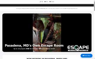 Escape Proving Ground of Pasadena website