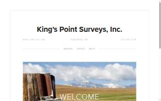 Kings Point Surveys, Inc website