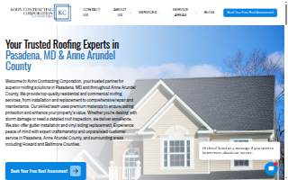 Kohn Contracting Corporation website
