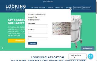 Looking Glass Optical of Pasadena website