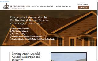 Trustworthy Construction Inc website