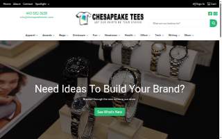 Chesapeake Tees website