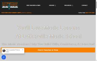 Lutherville Music School of Perry Hall website