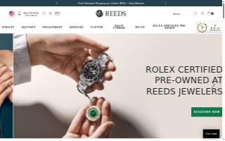 REEDS Jewelers website