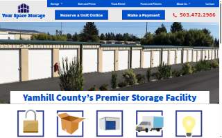 YourSpace Storage @ Nottingham website