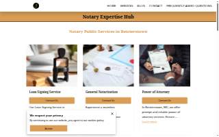 Awesome Notary of Pikesville website