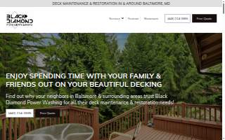 Black Diamond Power Washing website
