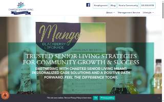 Charter Senior Living of Woodholme Crossing website