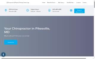 Chiropractic & Physical Therapy Centre website
