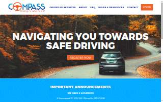 Compass Driving Academy of Reisterstown website