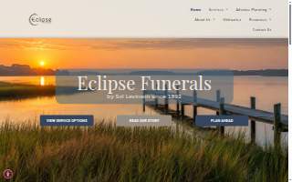 Eclipse Funerals website
