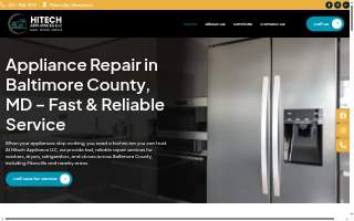 Hitech Appliances LLC. website
