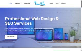 Island Blue Design of Randallstown website