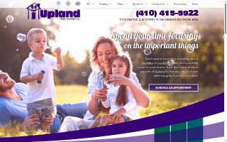 Upland Mechanical website