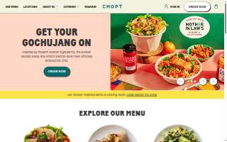 Chopt Creative Salad Co. of Potomac website