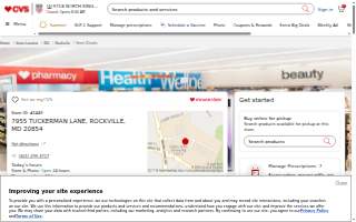 CVS Pharmacy of Potomac website