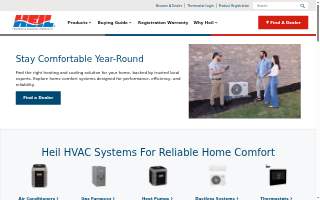 Heil Plumbing & HVAC of Jessup website