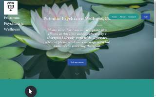 Potomac Psychiatric Wellness, PA website