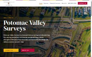 Potomac Valley Surveys website